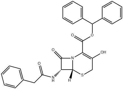 (6R,7R)-3-Hydroxy-8-oxo-7-[(phenylacetyl)amino]-5-thia-1-azabicyclo[4.2.0]oct-2-ene-2-کربوکسیلیک اسید دی فنیل متیل استر
