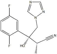 (αS,βR)-β-(2,5-دی فلوروفنیل)-β-هیدروکسی-α-متیل-1H-1,2,4-تریازول-1-بوتانیتریل